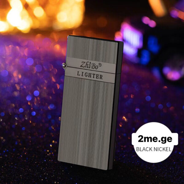 სანთებელა “Zippo Black Nickel” ნავთზე